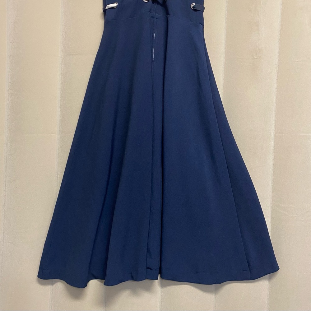 Vintage Bettie Page Women’s Dress XS Pinup Nautical Sailor Retro Feminine - Picture 11 of 14